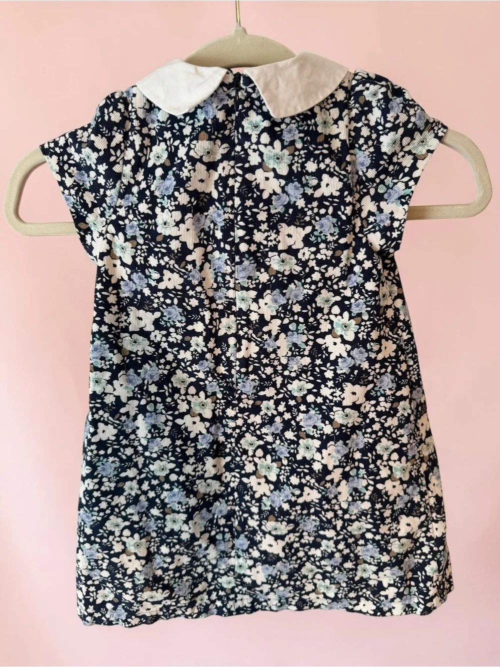 Trotters London Confiture Floral Corduroy Dress 5Y Like New